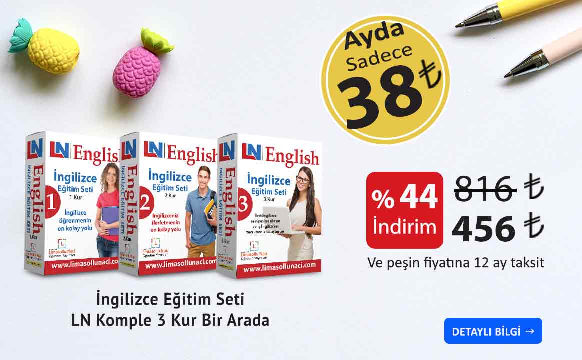 Türkiye'nin En İyi İngilizce Eğitim Seti – Limasollu Naci